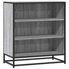 vidaXL Sideboard Grey Sonoma 68x35x76 cm Engineered Wood and Metal 2