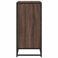 vidaXL Sideboard Brown Oak 68x35x76 cm Engineered Wood and Metal 5