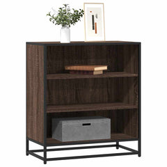 vidaXL Sideboard Brown Oak 68x35x76 cm Engineered Wood and Metal 1