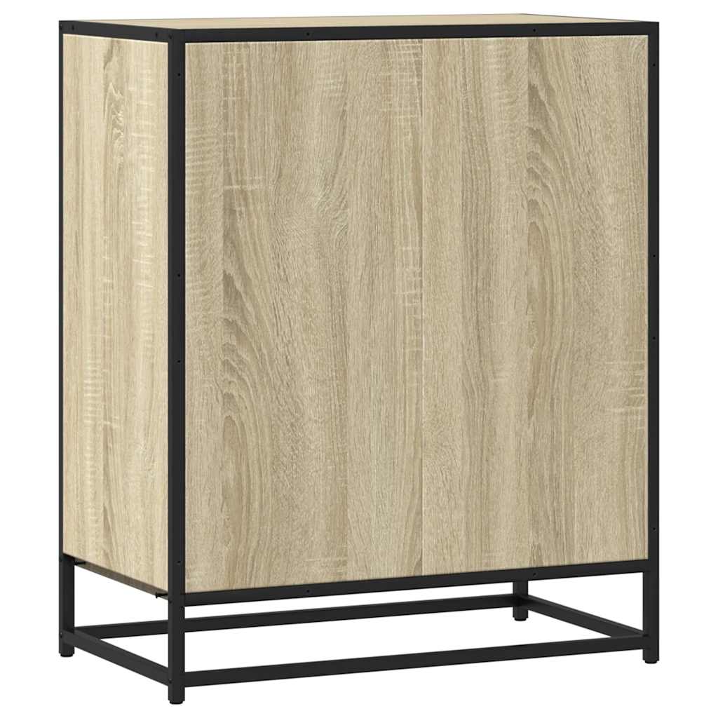 vidaXL Sideboard Sonoma Oak 62x35x76 cm Engineered Wood 6