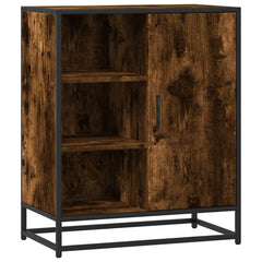 vidaXL Sideboard Smoked Oak 62x35x76 cm Engineered Wood 2
