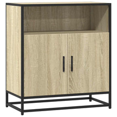 vidaXL Sideboard Sonoma Oak 68x35x76 cm Engineered Wood 2
