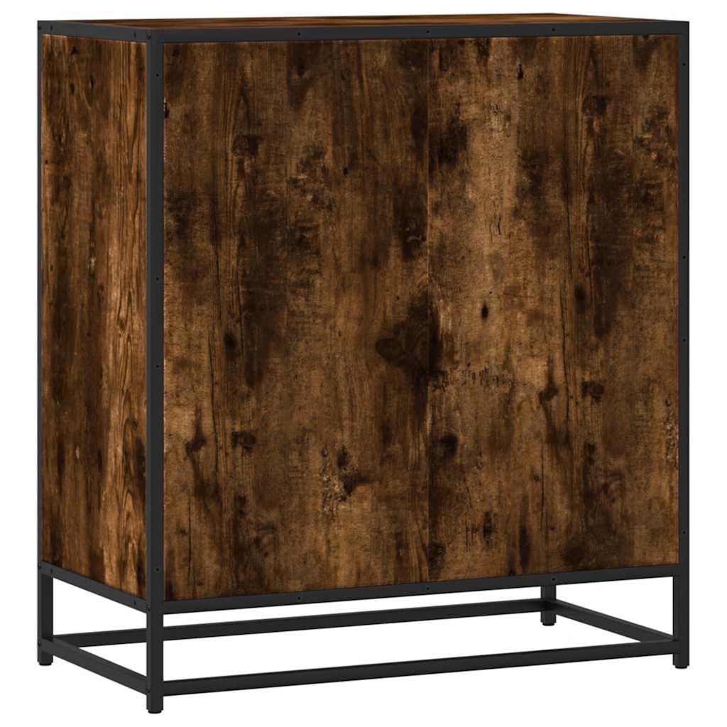 vidaXL Sideboard Smoked Oak 68x35x76 cm Engineered Wood 6