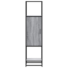 vidaXL Highboard Grey Sonoma 35.5x35x139 cm Engineered Wood and Metal 4