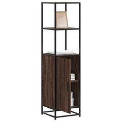 vidaXL Highboard 35.5x35x139 cm Engineered Wood and Metal