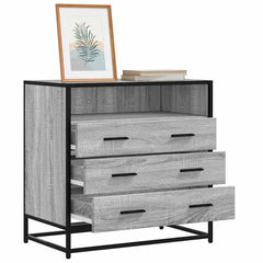 Drawer Cabinet 70x41x70 cm Engineered Wood Grey sonoma