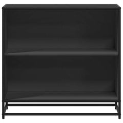 vidaXL Book Cabinet Black 80.5x35x76 cm Engineered Wood 4