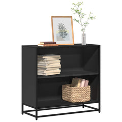 vidaXL Book Cabinet Black 80.5x35x76 cm Engineered Wood 1