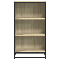 vidaXL Book Cabinet Sonoma Oak 60x35x107.5 cm Engineered Wood 4