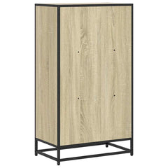 vidaXL Book Cabinet Sonoma Oak 60x35x107.5 cm Engineered Wood 6