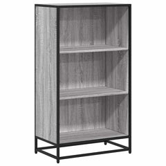 vidaXL Book Cabinet Grey Sonoma 60x35x107.5 cm Engineered Wood 2