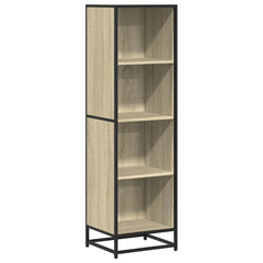 vidaXL Book Cabinet Sonoma Oak 40x35x139 cm Engineered Wood 2