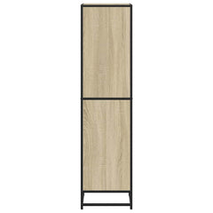 vidaXL Book Cabinet Sonoma Oak 40x35x139 cm Engineered Wood 5