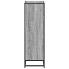 vidaXL Book Cabinet Grey Sonoma 65.5x33x107.5 cm Engineered Wood 5