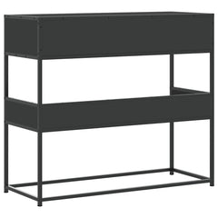 vidaXL Console Table Black 90x35x80 cm Engineered Wood 6