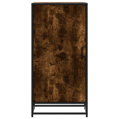 vidaXL Shoe Rack Smoked Oak 48x38x97.5 cm Engineered Wood 4