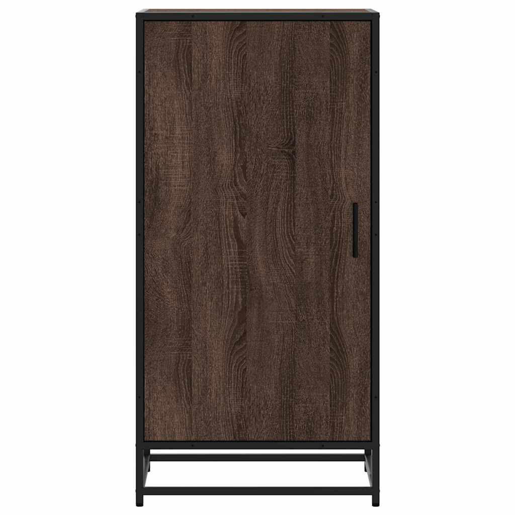 vidaXL Shoe Rack Brown Oak 48x38x97.5 cm Engineered Wood 4