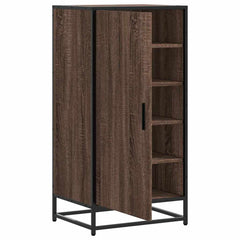vidaXL Shoe Rack Brown Oak 48x38x97.5 cm Engineered Wood 5