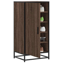 vidaXL Shoe Rack Brown Oak 48x38x97.5 cm Engineered Wood 1