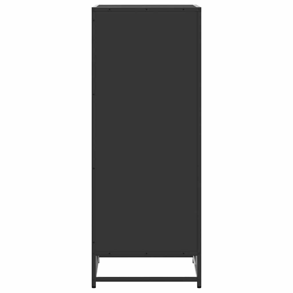 vidaXL Shoe Rack Black 48x38x97.5 cm Engineered Wood 5