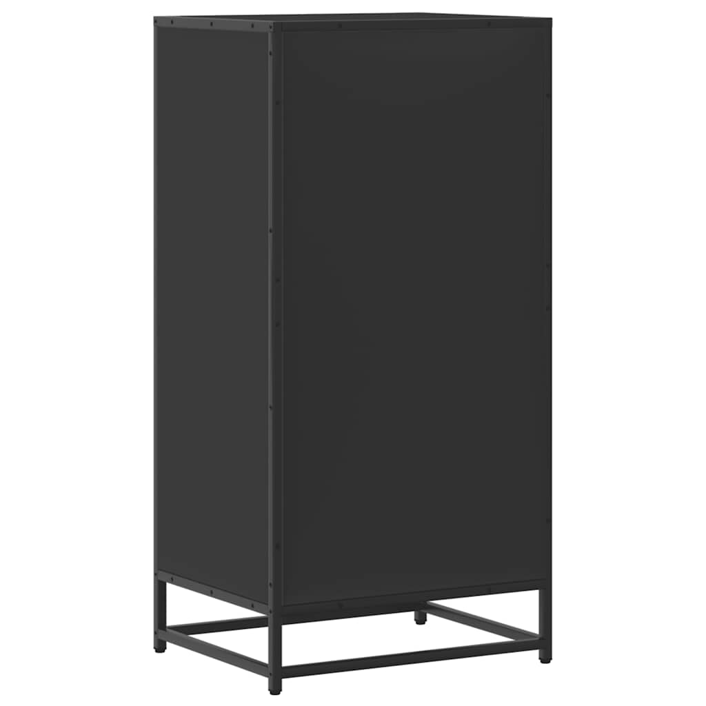 vidaXL Shoe Rack Black 48x38x97.5 cm Engineered Wood 6