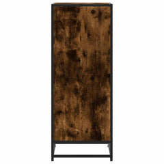 vidaXL Shoe Rack Smoked Oak 48x38x97.5 cm Engineered Wood 5