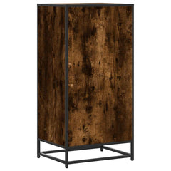 vidaXL Shoe Rack Smoked Oak 48x38x97.5 cm Engineered Wood 6