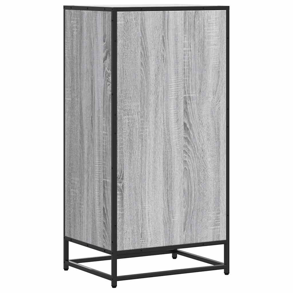 vidaXL Shoe Rack Grey Sonoma 48x38x97.5 cm Engineered Wood 6