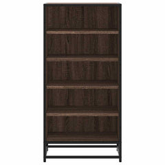 vidaXL Shoe Rack Brown Oak 48x38x97.5 cm Engineered Wood 4