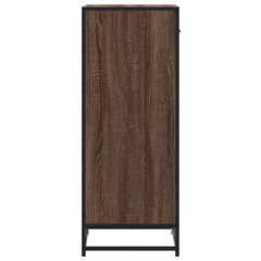 vidaXL Shoe Rack Brown Oak 48x38x97.5 cm Engineered Wood 6