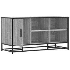 vidaXL Shoe Bench Grey Sonoma 100x40x53.5 cm Engineered Wood and Metal 6