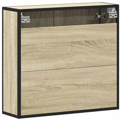 Bathroom Mirror Cabinet 65x20x60 cm Engineered Wood Sonoma oak