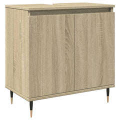 vidaXL Bathroom Cabinet Sonoma Oak 58x33x60 cm Engineered Wood 2