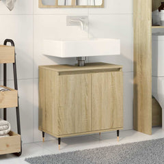 vidaXL Bathroom Cabinet Sonoma Oak 58x33x60 cm Engineered Wood 1