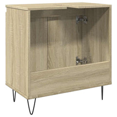 vidaXL Bathroom Cabinet Sonoma Oak 58x33x60 cm Engineered Wood 6