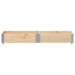 vidaXL Garden Planter 150x50 cm Solid Wood Pine 3