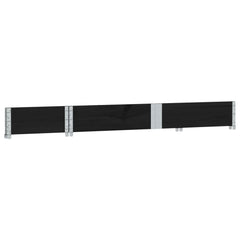 vidaXL Garden Planter Black 150x50 cm Solid Wood Pine 6
