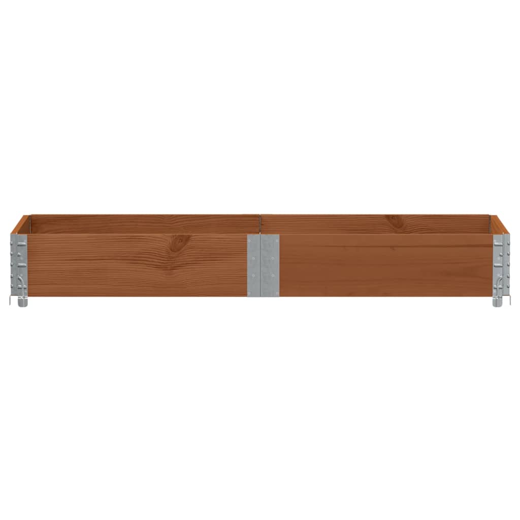 vidaXL Garden Planter Brown 150x50 cm Solid Wood Pine 3