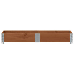 vidaXL Garden Planter Brown 150x50 cm Solid Wood Pine 3