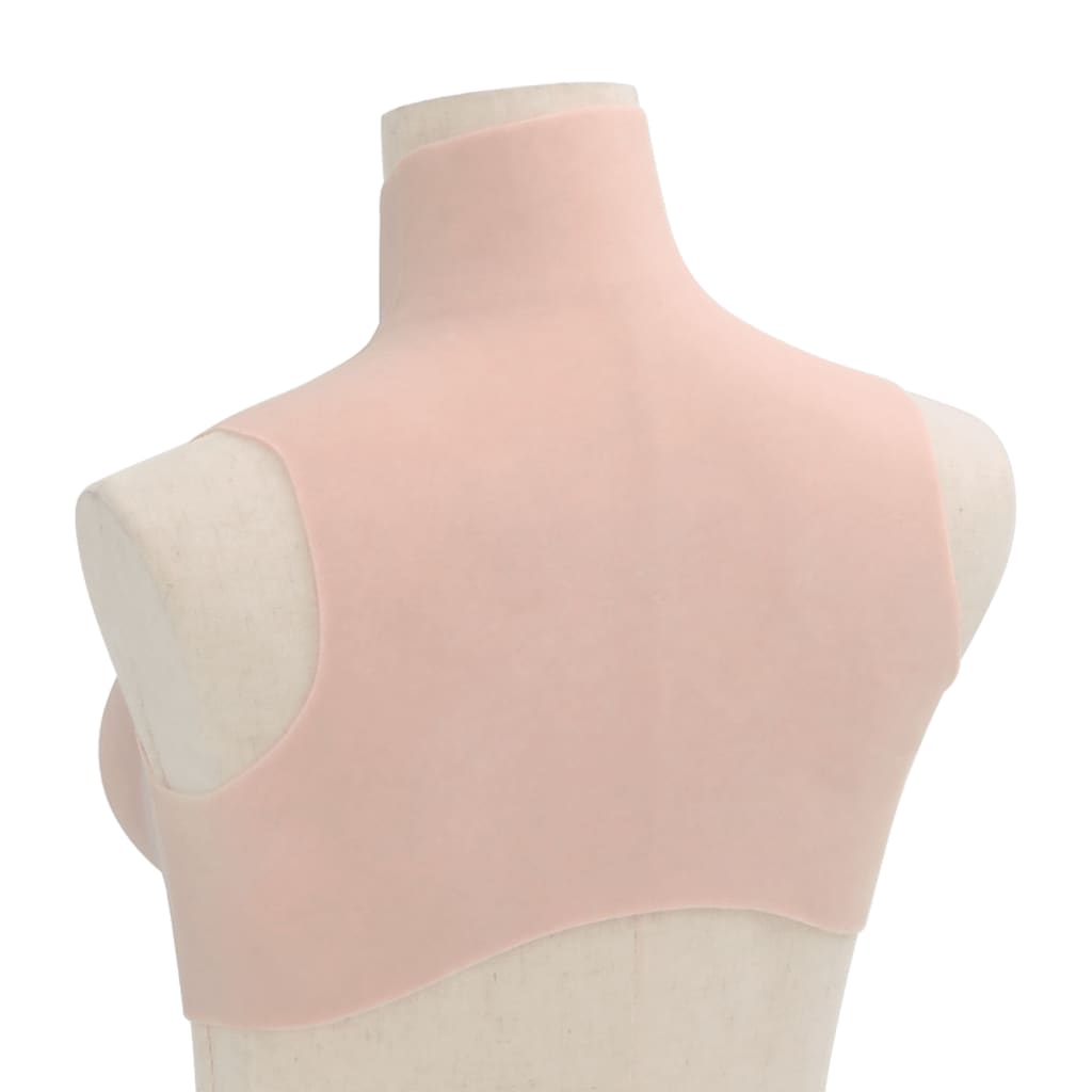 vidaXL Silicone Breastplate Caucasian E Cup 5