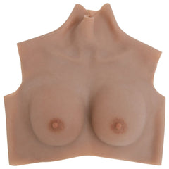 vidaXL Silicone Breastplate Tan B Cup 2