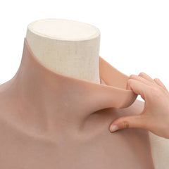 vidaXL Silicone Breastplate Tan D Cup 6