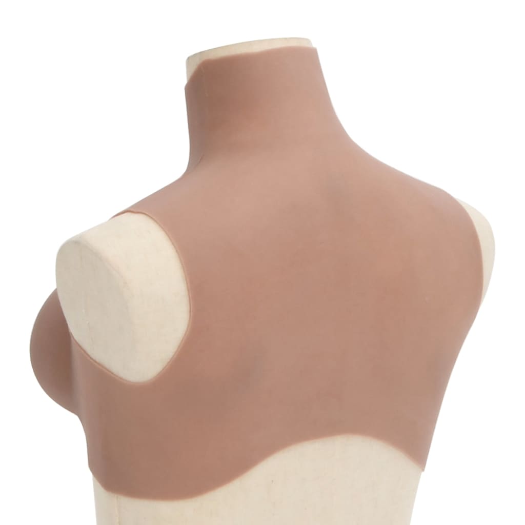 vidaXL Silicone Breastplate Tan E Cup 5