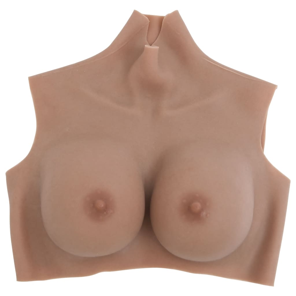 vidaXL Silicone Breastplate Tan E Cup 2