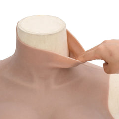 vidaXL Silicone Breastplate Tan E Cup 6