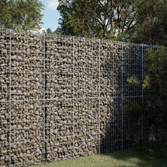 Gabion Basket with Cover Galvanised Iron Depth 50 cm Height 200 cm 100 cm