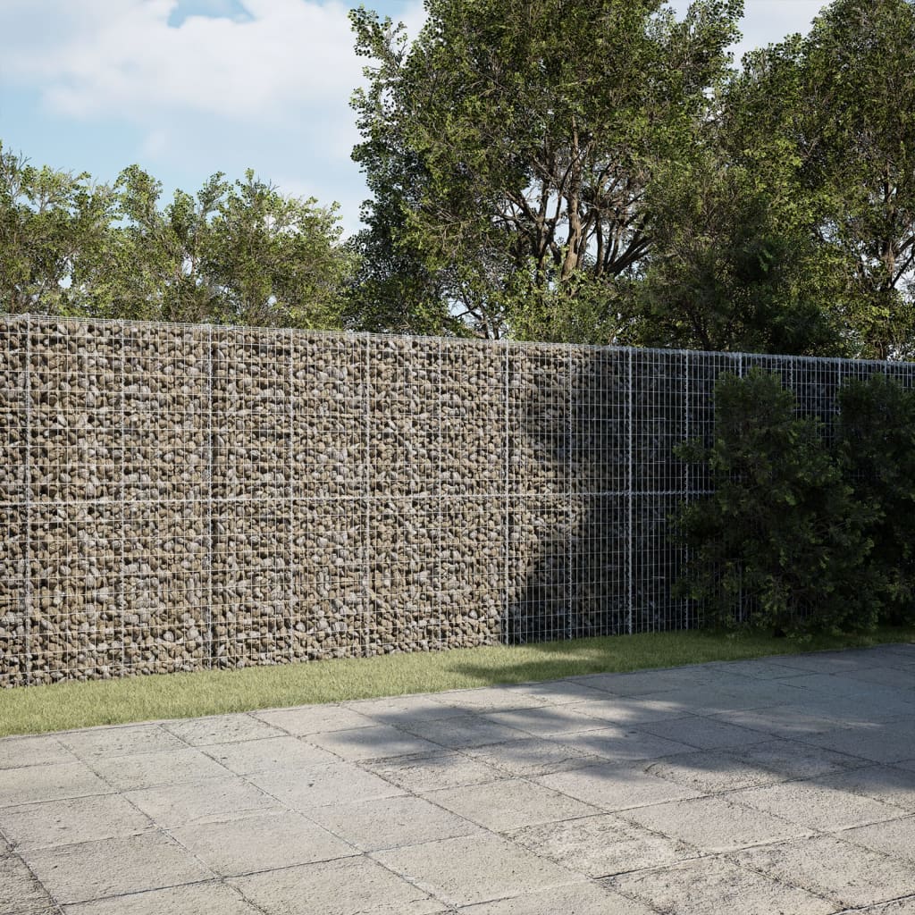 Gabion Basket Cover Galvanised Iron Depth Height