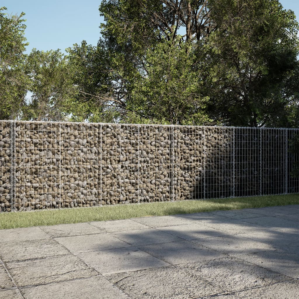 Gabion Basket Cover Galvanised Iron Depth Height