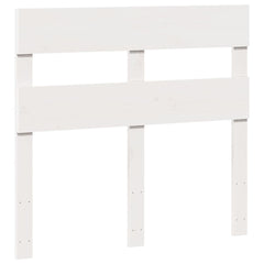 Bed Frame without Mattress Solid Wood Pine Length 200 cm White 90 cm