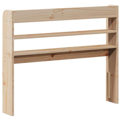 vidaXL Headboard with Shelves 90 cm Solid Wood Pine 5